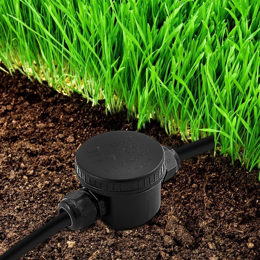 Waterdichte verbindingsconnector IP66 zwart