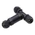 Waterdichte verbindingsconnector IP68 zwart