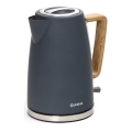 Waterkoker 1,7 l 2400W/230V roestvrij staal / grijs