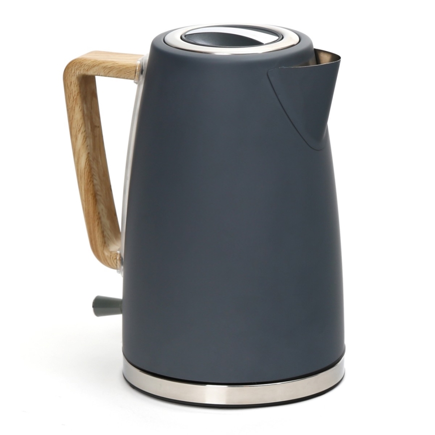 Waterkoker 1,7 l 2400W/230V roestvrij staal / grijs