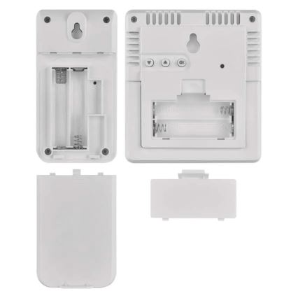 Weerstation 5V 2xAAA + 2xAAA wit
