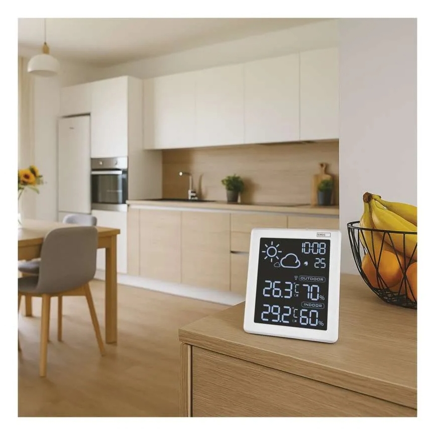 Weerstation 5V (2xAAA + 2xAAA), zwart