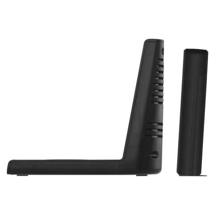 Weerstation met draadloos opladen 5V, 2xAA + 2xAAA, zwart