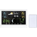Weerstation met kleurendisplay, 5V/2xAAA, wit