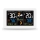 Weerstation met LCD screen USB opladen wit