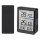 Weerstation met wekker 2xAAA + 2xAAA zwart