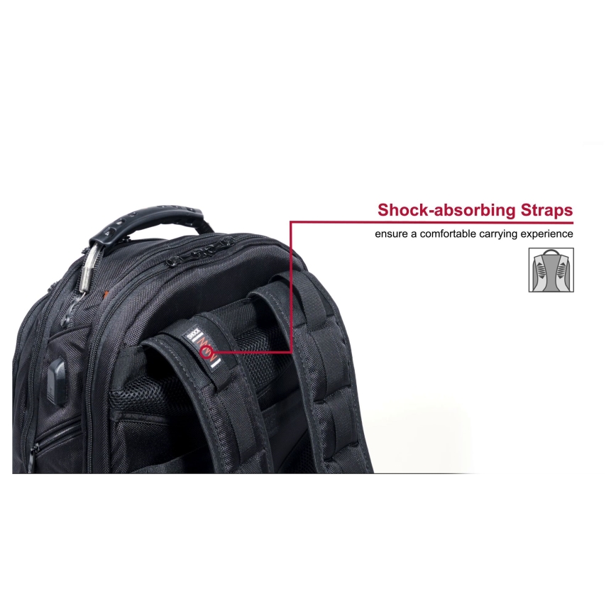 Wenger - Rugzak voor laptop 26 l 17 met vak voor 10 tablet Ibex Ballistic Deluxe