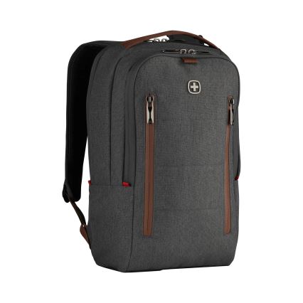 Wenger - Laptoprugzak 15 l 16" met tabletvak 12" + crossbody bag Stad Upgrade 2in1 grijs