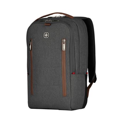 Wenger - Laptoprugzak 15 l 16" met tabletvak 12" + crossbody bag Stad Upgrade 2in1 grijs