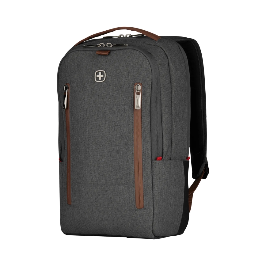 Wenger - Laptoprugzak 15 l 16" met tabletvak 12" + crossbody bag Stad Upgrade 2in1 grijs