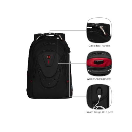 Wenger - Laptoprugzak 26 l 17" met tabletvak 10" Ibex Ballistic Deluxe