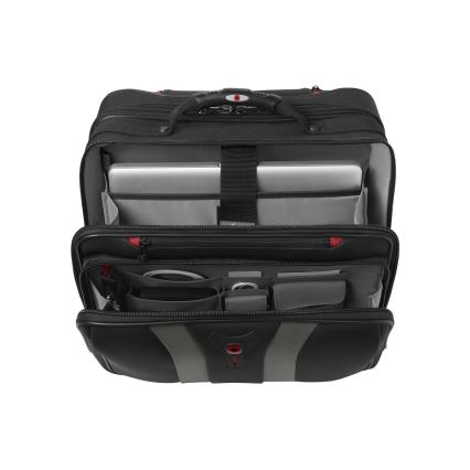 Wenger - Reisbagage op wielen 29 l + laptoptas 15,6" Granada zwart