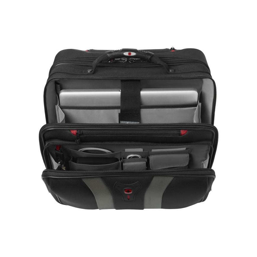 Wenger - Reisbagage op wielen 29 l + laptoptas 15,6" Granada zwart
