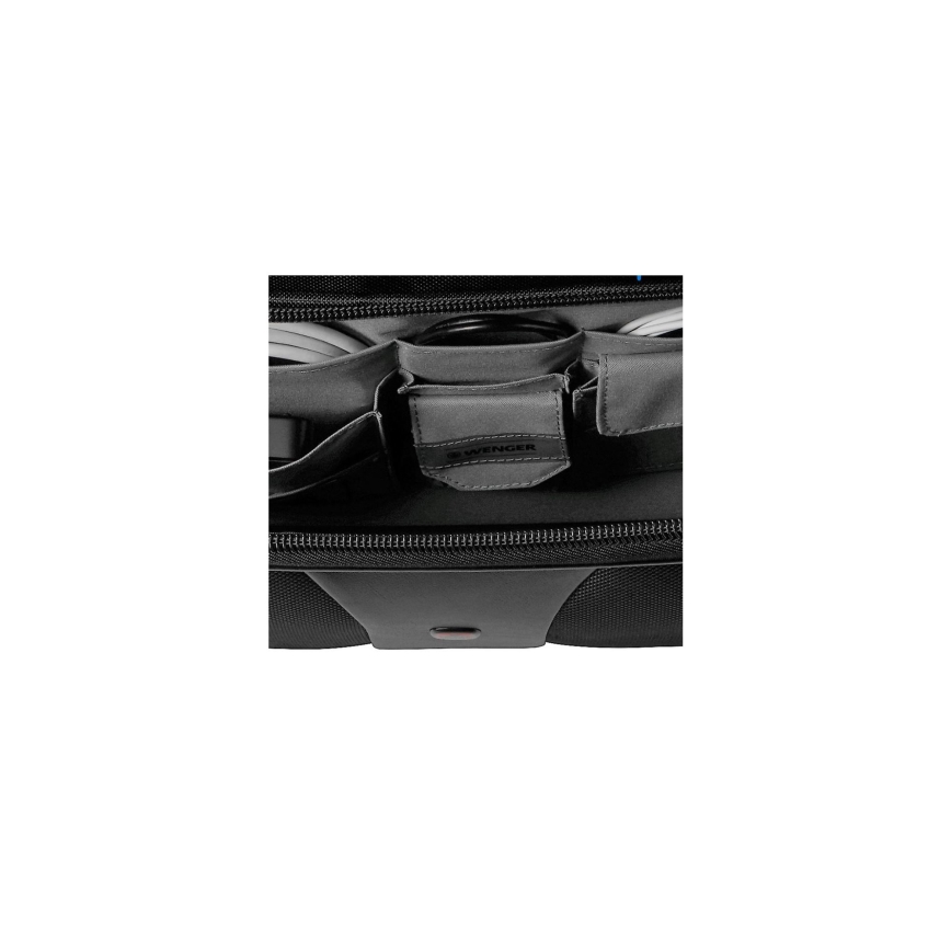 Wenger - Reiskoffer op wielen 25 l 17" + laptoptas 15,6" Patriot zwart