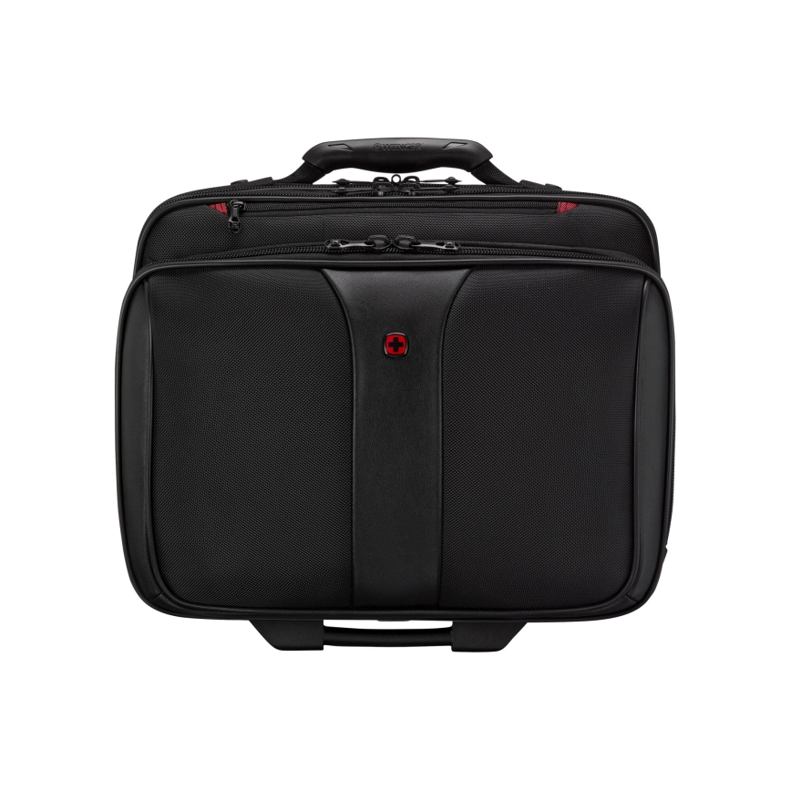 Wenger - Reiskoffer op wielen 25 l 17" + laptoptas 15,6" Patriot zwart