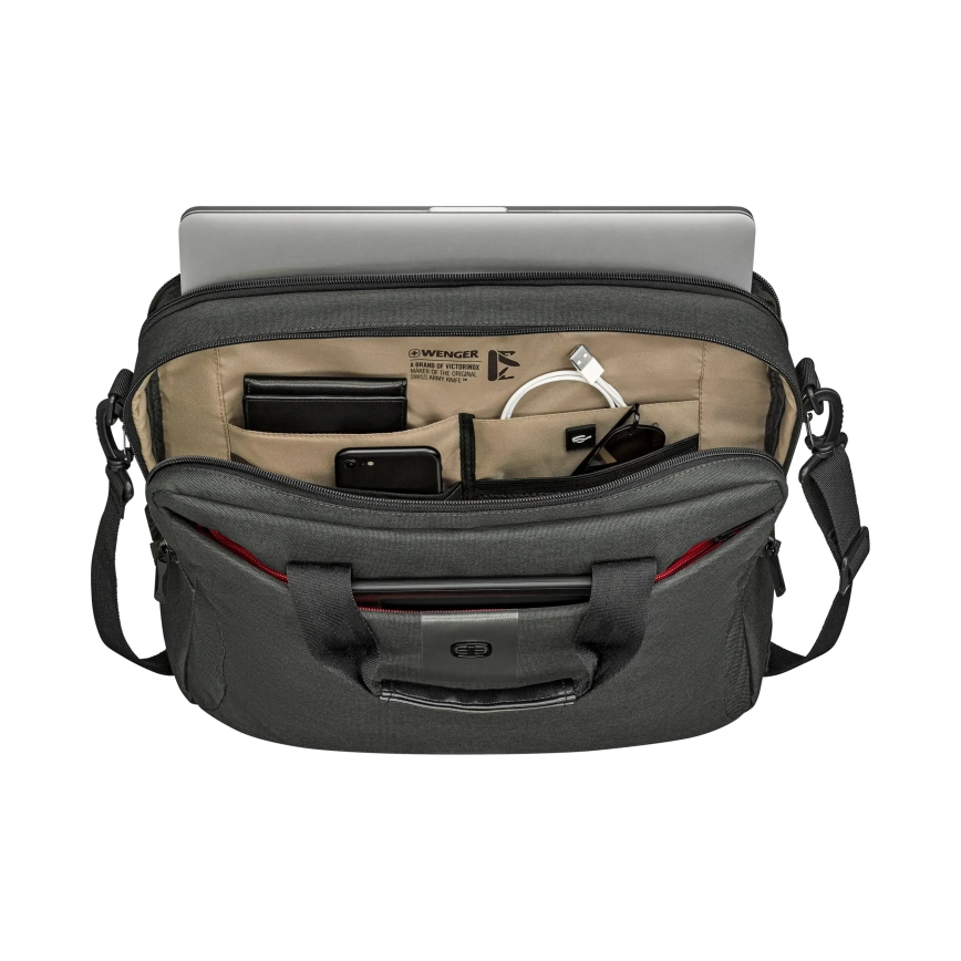 Wenger - Tas voor laptop 15 l 16" met tabletvak 10" MX ECO Brief grijs