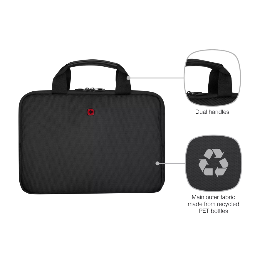 Wenger - Tas voor laptop 6 l 14" Guyde zwart