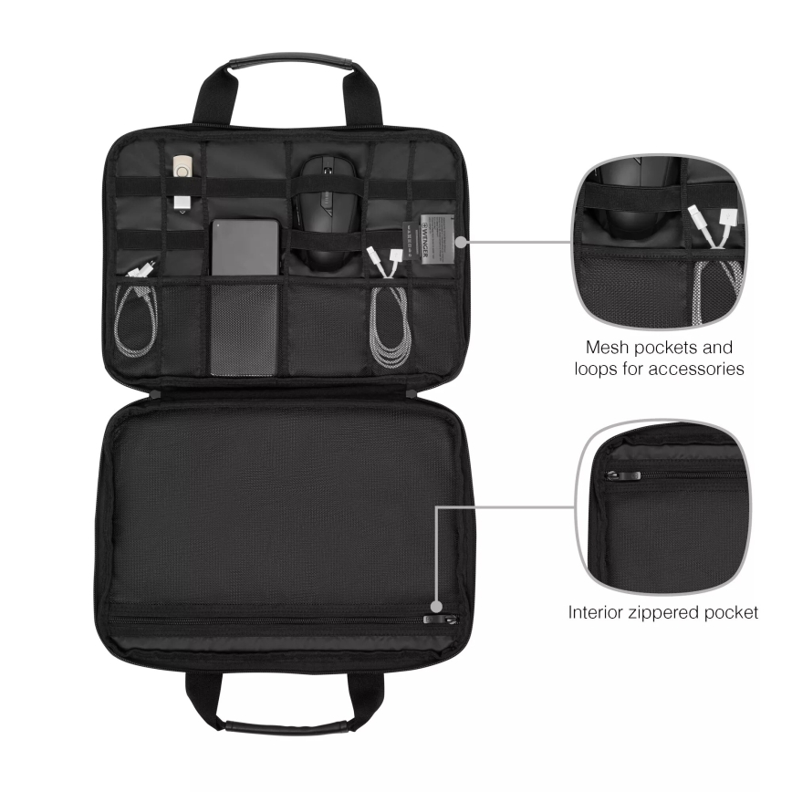 Wenger - Tas voor laptop 6 l 14" Guyde zwart