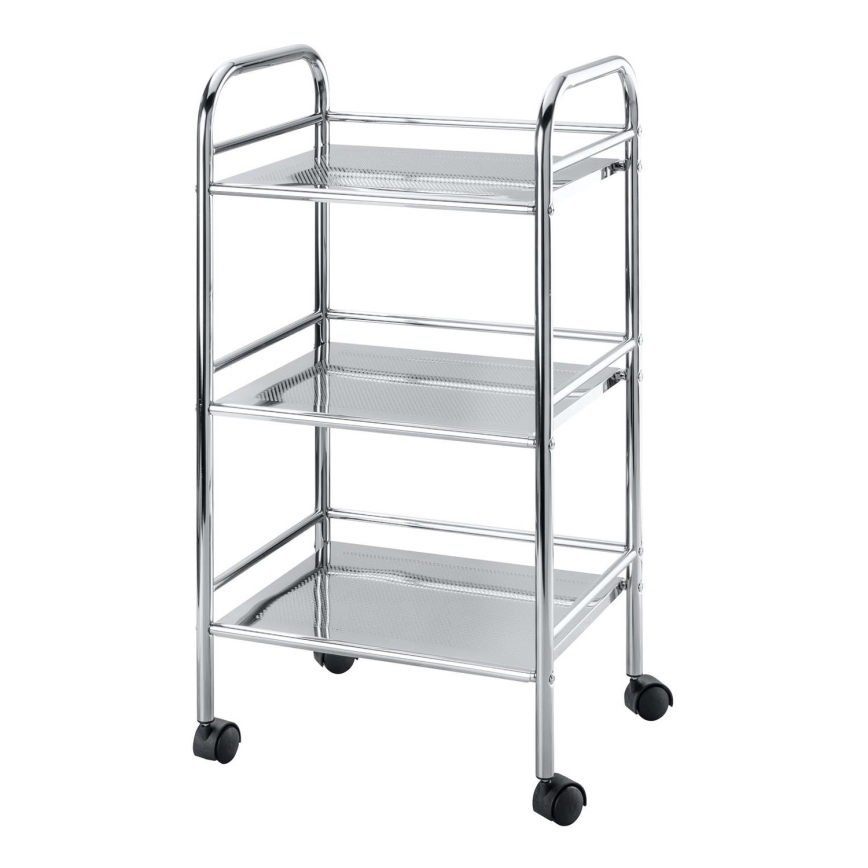 WENKO 12285100 - EXCLUSIVE trolley 41 x 75 cm glanzend chroom