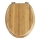 WENKO 144726100 - Toiletbril BAMBOO 34x41 cm bruin/zilver