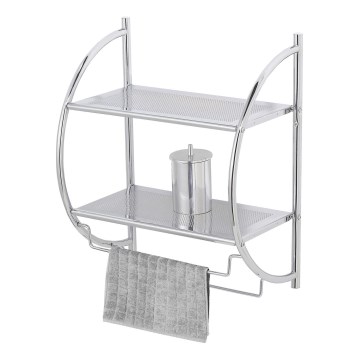 WENKO 15173100 - Plank EXCLUSIVE 45,5x54,5 cm glanzend chroom