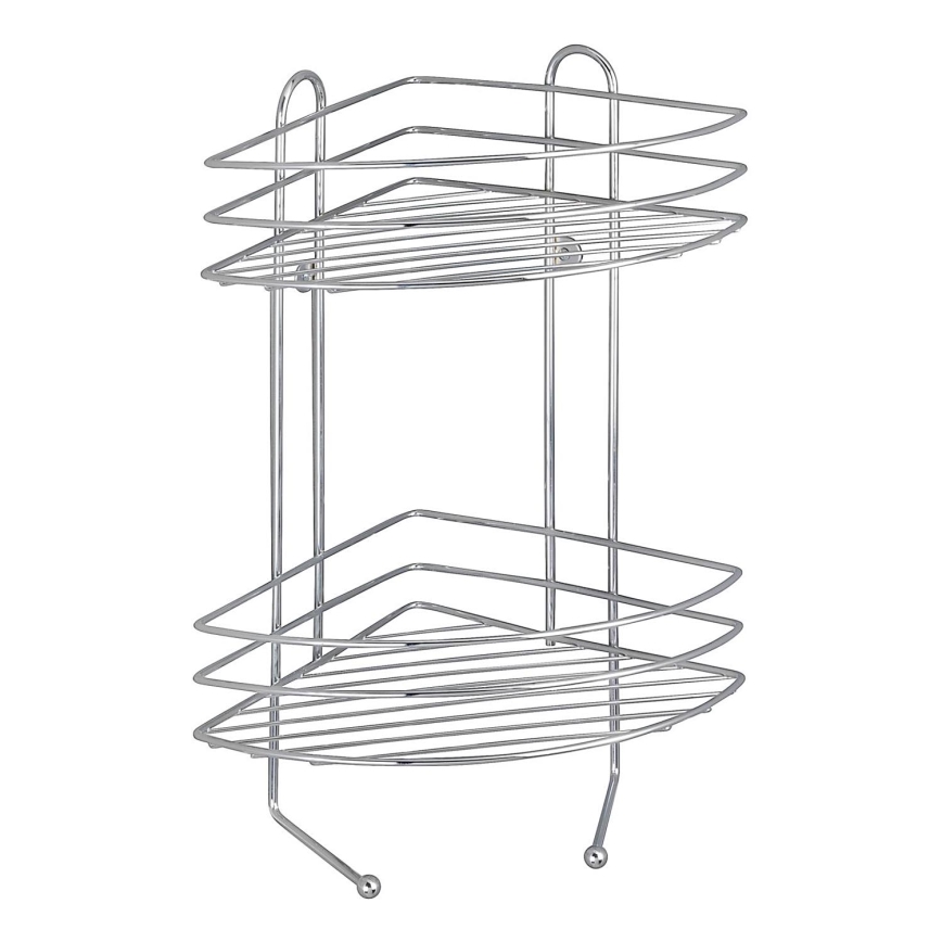 WENKO 15498100 - Hoekrek EXCLUSIVE 23x30,5 cm glanzend chroom