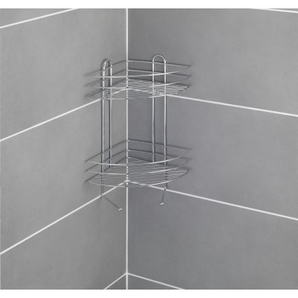 WENKO 15498100 - Hoekrek EXCLUSIVE 23x30,5 cm glanzend chroom