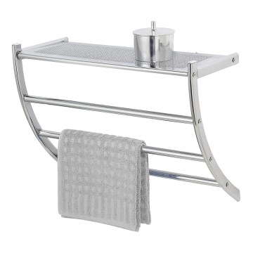 WENKO 15578100 - Handdoekenstandaard PESCARA 56x46 cm glanzend chroom