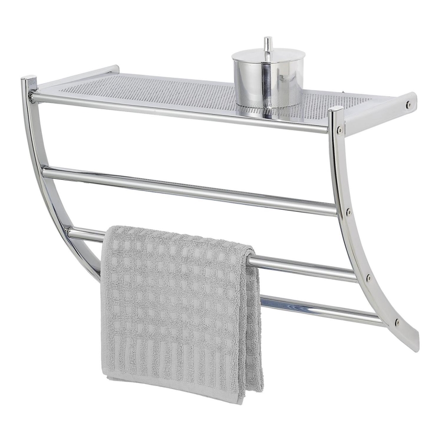 WENKO 15578100 - Handdoekenstandaard PESCARA 56x46 cm glanzend chroom