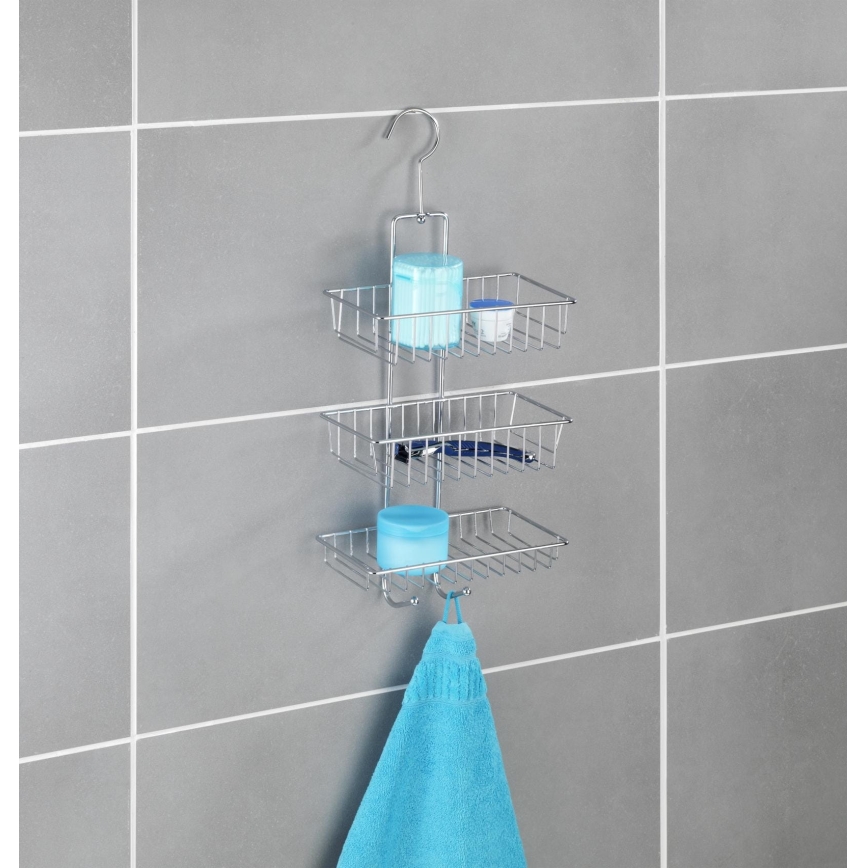 WENKO 15888100 - Plank NIVALA 22x50 cm glanzend chroom