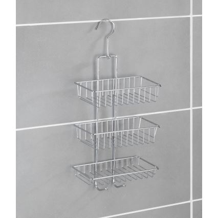 WENKO 15888100 - Plank NIVALA 22x50 cm glanzend chroom