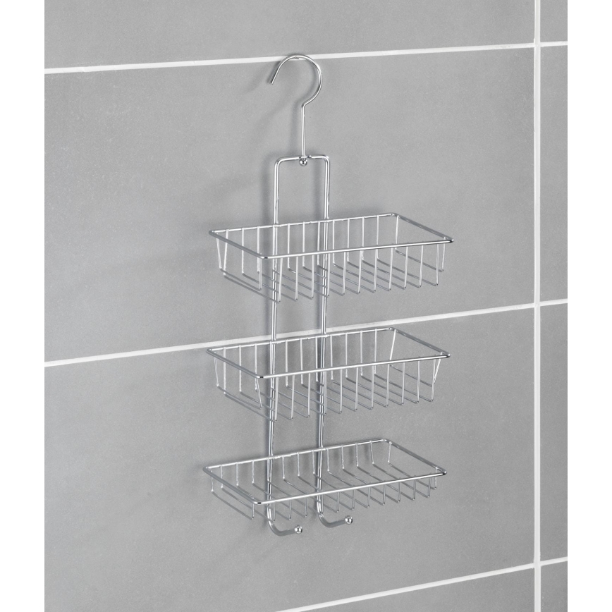 WENKO 15888100 - Plank NIVALA 22x50 cm glanzend chroom