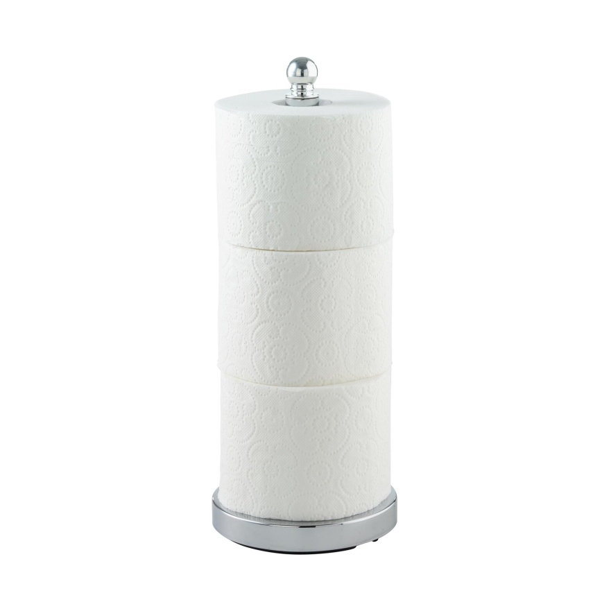 WENKO 16878100 - Toiletpapierhouder VITERBO 14x35 cm zilver