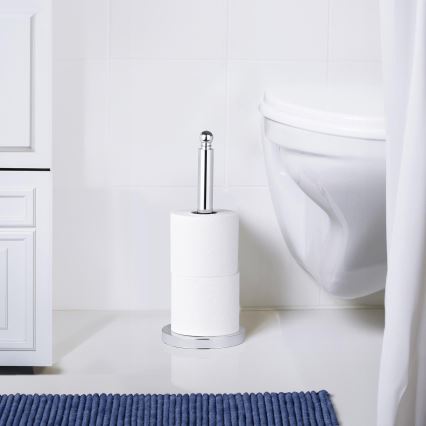 WENKO 16878100 - Toiletpapierhouder VITERBO 14x35 cm zilver