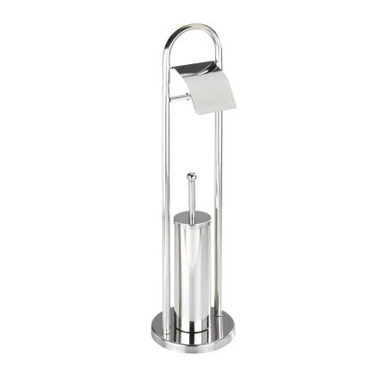 WENKO 16993100 - WC-set VASTO 22x81 cm, rvs/zilver