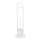 WENKO 17092100 - Toiletborstel SIENA 19x63 cm wit/satijn
