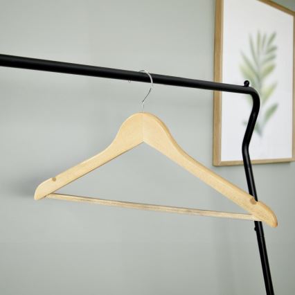 WENKO 17219008100 - ECO kledinghangers 45x23,5 cm bruin