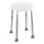WENKO 1792921100 - SECURA kruk 45,5 x 45,5 cm wit/zilver/grijs