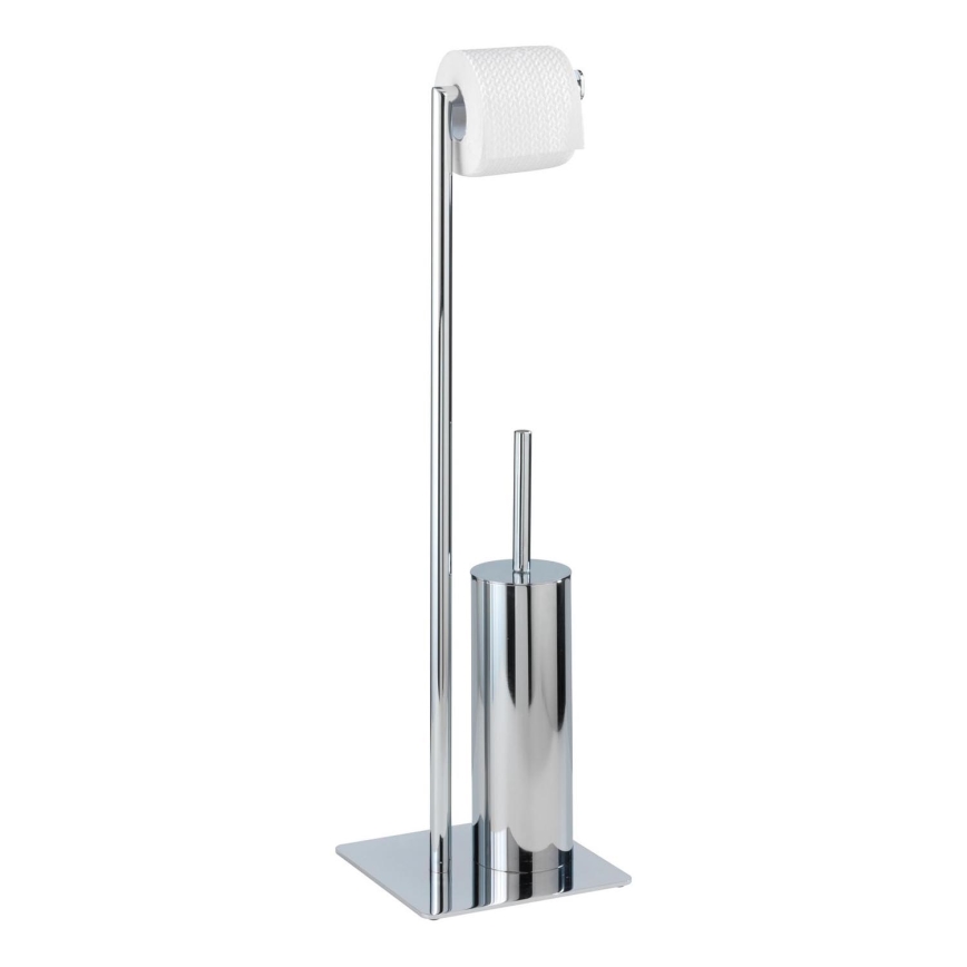 WENKO 18562100 - WC-borstel RECCO 20x71,5 cm glanzend chroom