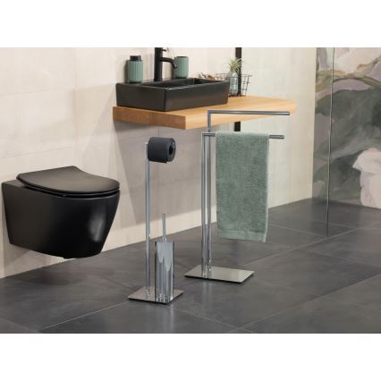WENKO 18562100 - WC-borstel RECCO 20x71,5 cm glanzend chroom