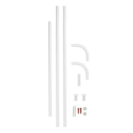 WENKO 19214100 - Universele roede 2x2 cm wit