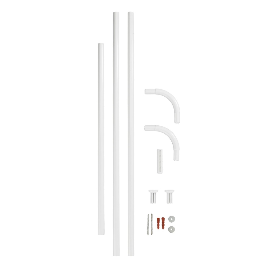 WENKO 19214100 - Universele roede 2x2 cm wit
