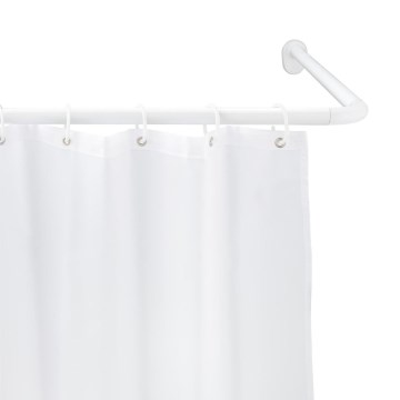 WENKO 19216100 - Universele stanghouder 2,5x2,5 cm wit