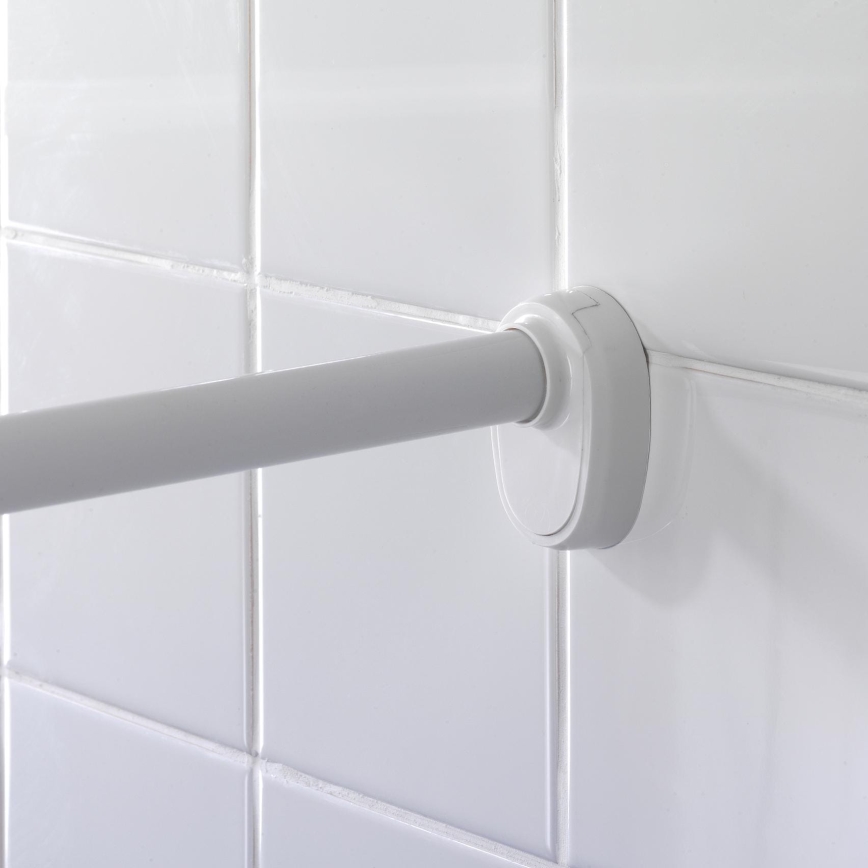 WENKO 19219100 - Douchestang 80x90 cm wit