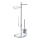 WENKO 196022500 - Toiletmeubel SPACE MARVEL 34x84,5 cm zilver/satijn