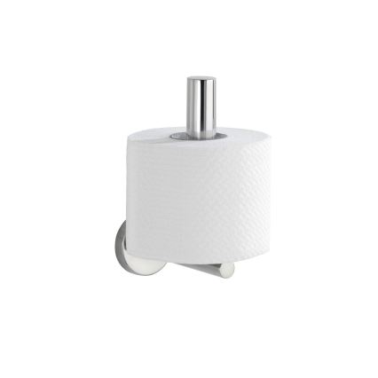 WENKO 20218100 - Toiletrolhouder BOSIO SHINE 8x12,5 cm roestvrij staal/zilver