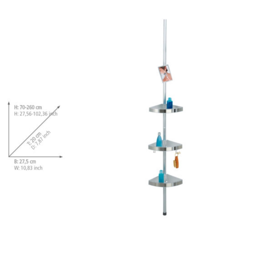 WENKO 20349100-Hoekelement PREMIUM 27,5x260 cm satijn