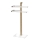 WENKO 20396100 - Handdoekhouder SAMONA 40,5x79,5 cm glanzend chroom/bruin