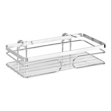 WENKO 20409100-PREMIUM RVS-plank 24x13,5 cm, RVS/zilver