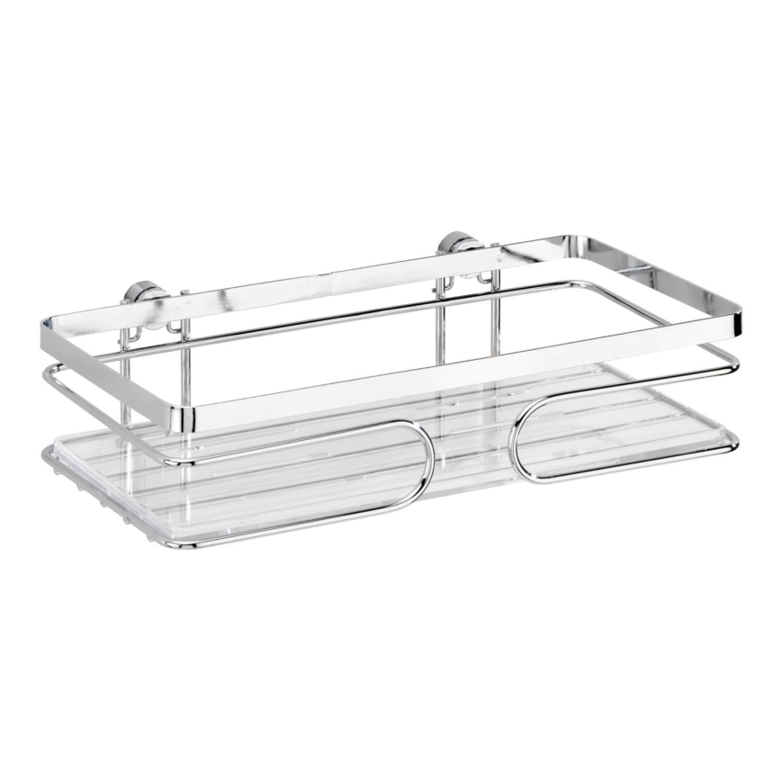 WENKO 20409100-PREMIUM RVS-plank 24x13,5 cm, RVS/zilver
